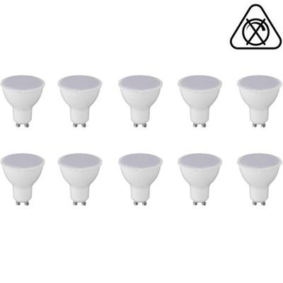 LED Spot 10 Pack - Aigi - GU10 Fitting - 6W - Warm Wit 3000K