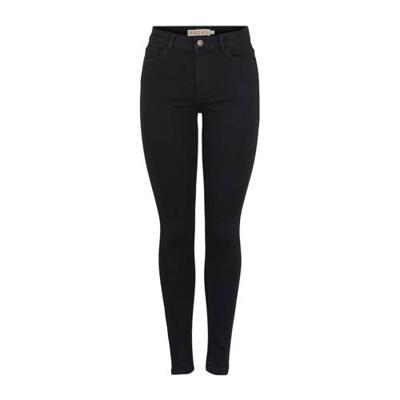 PIECES skinny jeans PCMIDFIVE zwart PIECES skinny jeans PCMIDFIVE zwart