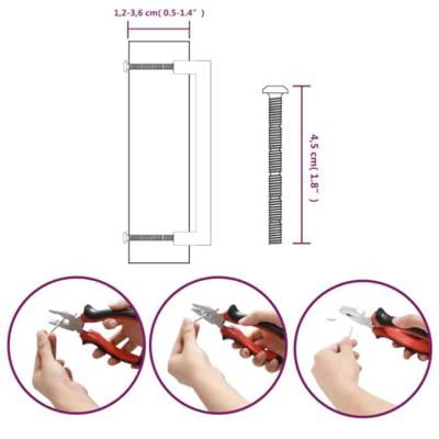 VidaXL Handvatten 20 st 160 mm roestvrij staal zwart VidaXL Handvatten 20 st 160 mm roestvrij staal zwart