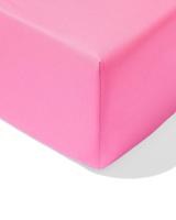 HEMA Hoeslaken 160x200cm zacht katoen felroze (felroze) - thumbnail