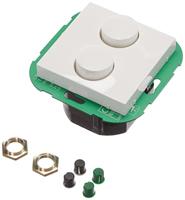 Ehmann 4295x0700 Draaidimmer Geschikt voor lampen: LED-lamp, Gloeilamp, Halogeenlamp Wit (RAL 9016) - thumbnail