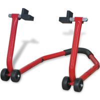 VidaXL Motorfiets achterwiel paddock standaard rood - thumbnail