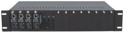 Intellinet 507356 Netwerk mediaconverter behuizing LAN 10 / 100 / 1000 MBit/s