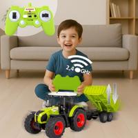 Jamara Claas Arion 660 + Kiepaanhanger op afstand (1:24) - thumbnail