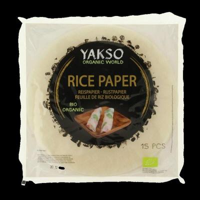 Yakso Rijstpapier met tapioca bio 150 Gram