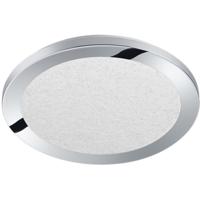 LED Plafondlamp Badkamer IP44 - Rond Dimbaar 15W - Warm Wit 3000K Chroom - thumbnail