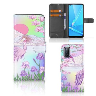 OPPO A72 | OPPO A52 | Telefoonhoesje | Met pasjeshouder | Bird