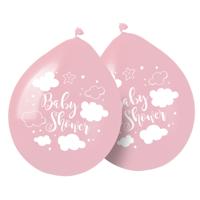 Babyshower Ballonnen Roze Meisje - 8 Stuks - thumbnail