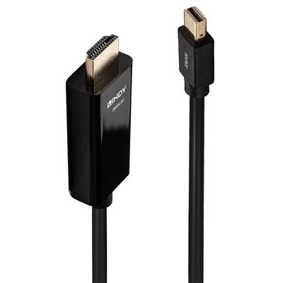 Lindy 36927 Diplayport HDMI Zwart kabeladapter/verloopstukje