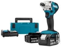 Makita DTD156RTJ Accu slagschroevendraaier 155Nm 18V 5.0Ah in Mbox - thumbnail