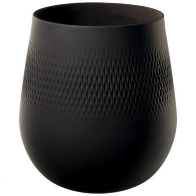 VILLEROY & BOCH - Collier - Vaas Carre No.1 22,5cm Zwart VILLEROY & BOCH - Collier - Vaas Carre No.1 22,5cm Zwart