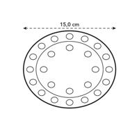 Elho Floorprotector Transparant Ø15cm - thumbnail