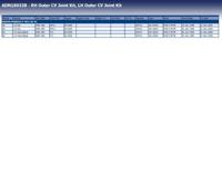 Homokineet reparatie set, aandrijfas ADN18933B - thumbnail