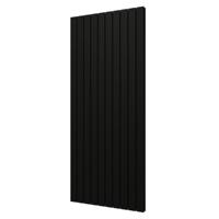 Plieger Designradiator Cavallino Retto Dubbel 1936 Watt Middenaansluiting 180x75,4 cm Zwart - thumbnail