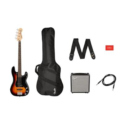 Squier Affinity Series Precision Bass PJ Pack IL 3-Color Sunburst starterset elektrische basgitaar - thumbnail
