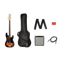 Squier Affinity Series Precision Bass PJ Pack IL 3-Color Sunburst starterset elektrische basgitaar - thumbnail