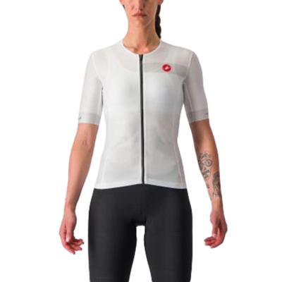 Castelli Free speed 2 W race tri top wit/zwart dames M Castelli Free speed 2 W race tri top wit/zwart dames M