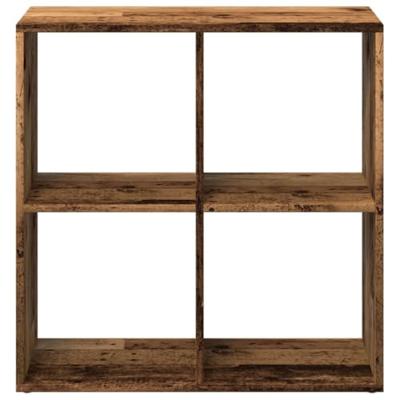 Kamerscherm / boekenkast 69,5x29x69,5 cm hout oud houtkleur