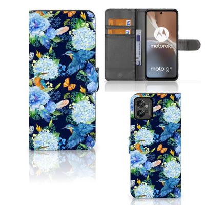 Telefoonhoesje | Met pasjeshouder | voor Motorola Moto G32 IJsvogel