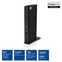 ACT Connectivity USB-C of USB-A Dual Monitor Docking Station dockingstation - thumbnail