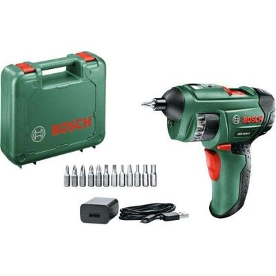 Bosch Groen PSR Select 3.6V Li-Ion accu schroevendraaier set (1.5Ah accu) in koffer - 0603977005 Bosch Groen PSR Select 3.6V Li-Ion accu schroevendraaier set (1.5Ah accu) in koffer - 0603977005