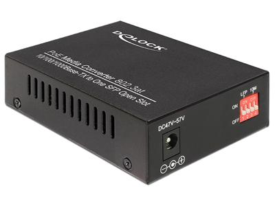 DeLOCK 86180 netwerk media converter 1000 Mbit/s Zwart
