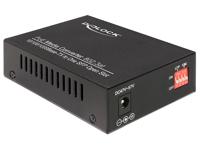 DeLOCK 86180 netwerk media converter 1000 Mbit/s Zwart - thumbnail