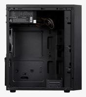 ATX Semi-toren BehuizingHiditec CHA010044 Zwart - thumbnail