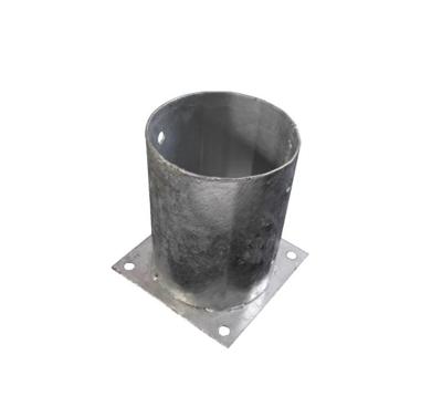 Waelbers Paalhouder op plaat rond 100mm, thermisch verzinkt (FV) - 1 Stuk(s) - 428383.99 Waelbers Paalhouder op plaat rond 100mm, thermisch verzinkt (FV) - 1 Stuk(s) - 428383.99