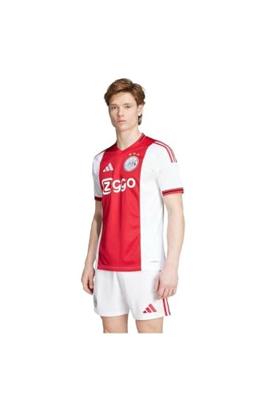 Ajax Shirt Thuis Senior 2025/2026 - Maat L - Kleur: RoodWit | Soccerfanshop - thumbnail