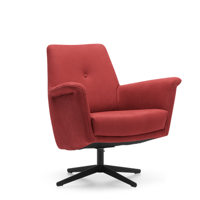 Fauteuil X-105 Rood Leer