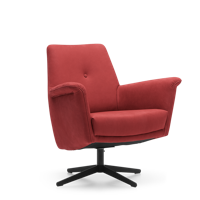 Fauteuil X-105 Rood Leer - thumbnail