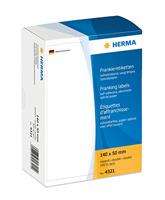 Frankeeretiket herma 4321 dubbel 140x50mm 500st - thumbnail