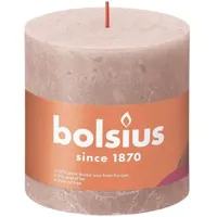 Bolsius kaars rustiek 10x10 cm Misty Pink - thumbnail