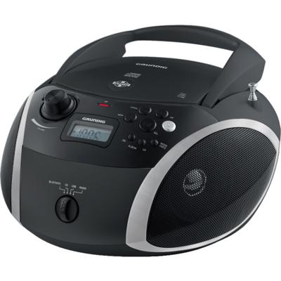 Grundig GRB 3000 BT draagbare radio Boombox met Bluetooth zwart/zilver