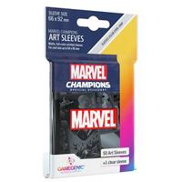 Sleeves Marvel Champions - Art Black (50+1) - thumbnail