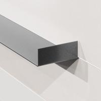 Planchet Inbouw LoooX CShelf 30x10 cm Gecoat Staal Antraciet Looox - thumbnail