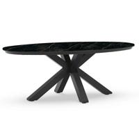 Oblong Tuintafel Marble Charcoal 200x110 cm Tierra Outdoor - Tierra outdoor - thumbnail