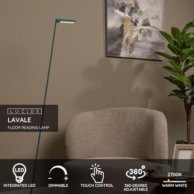 Lucide LAVALE - Leeslamp - LED Dimb. - 1x3W 2700K - Turkoois Lucide LAVALE - Leeslamp - LED Dimb. - 1x3W 2700K - Turkoois