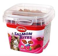 Salmon bites cup 75g Sanal kattensnack Beeztees - Sanal - thumbnail