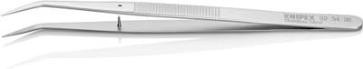 Precisiepincet lengte 155 mm 45graden gehoekt verchroomd KNIPEX
