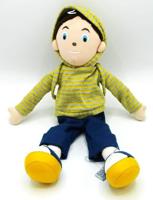 Happy Horse lappen pop van 36 cm lang geel - thumbnail