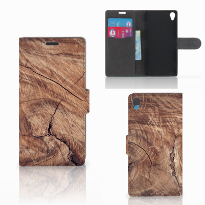 Sony Xperia Z3 Book Style Case Tree Trunk