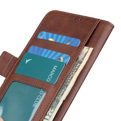 Casecentive Magnetische Leren Wallet case Galaxy A71 bruin