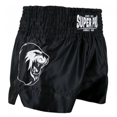 Super Pro Combat Gear Gearkickboksbroek Zwart/wit Maat Xxs