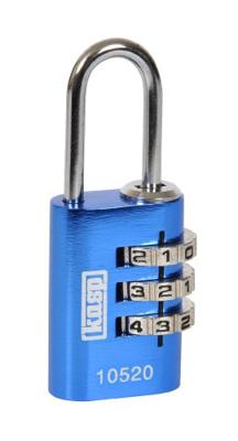 Hangslot Kasp K10520BLUD Blauw Cijferslot