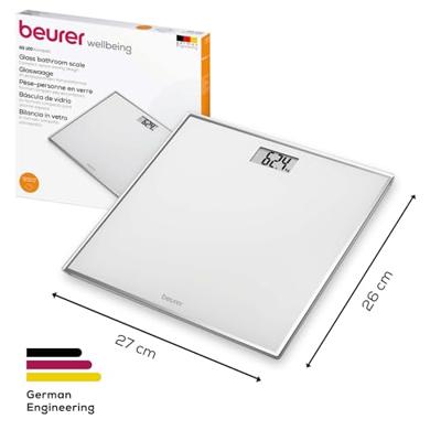 Beurer GS 120 Kompakt 10041 Personenweegschaal Digitaal Weegbereik (max.): 150 kg Glas