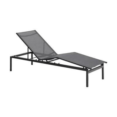 Kave Home Lesina ligbed Grafiet/Grijs