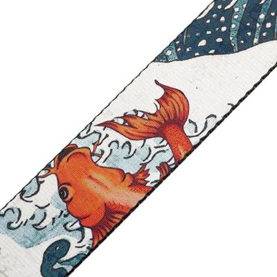 Levys Leathers MPD2-016 Koi / Kanji polyester gitaarband - thumbnail