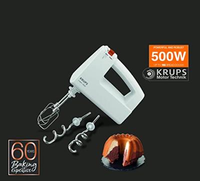 Krups 3 Mix 7000 Handmixer 500W Wit - thumbnail